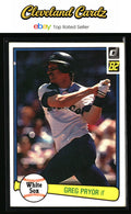 1982 Donruss #521 Greg Pryor