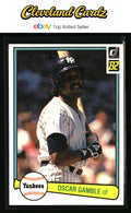 1982 Donruss #360 Oscar Gamble