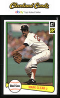1982 Donruss #452 Mark Clear