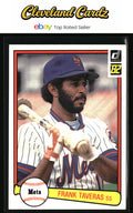 1982 Donruss #98 Frank Taveras