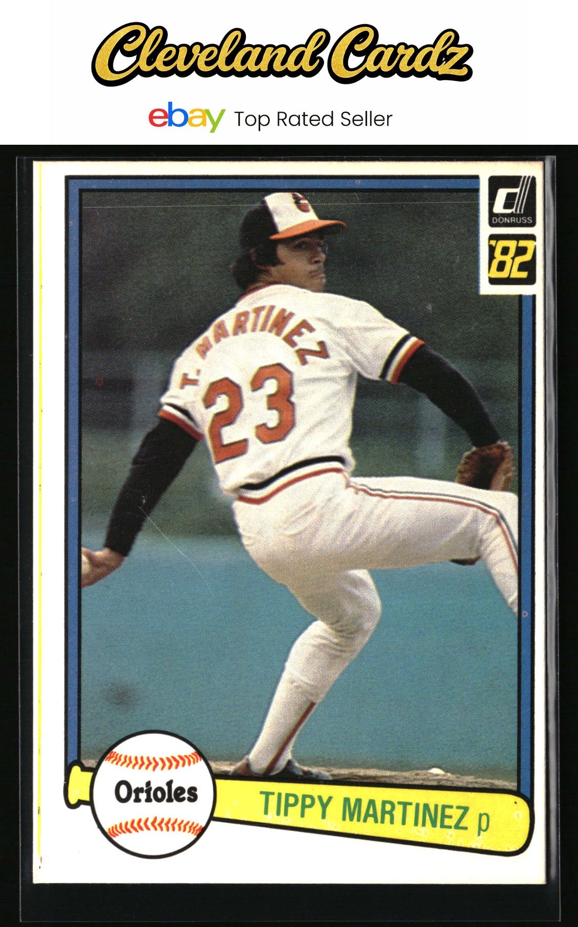 1982 Donruss #205 Tippy Martinez