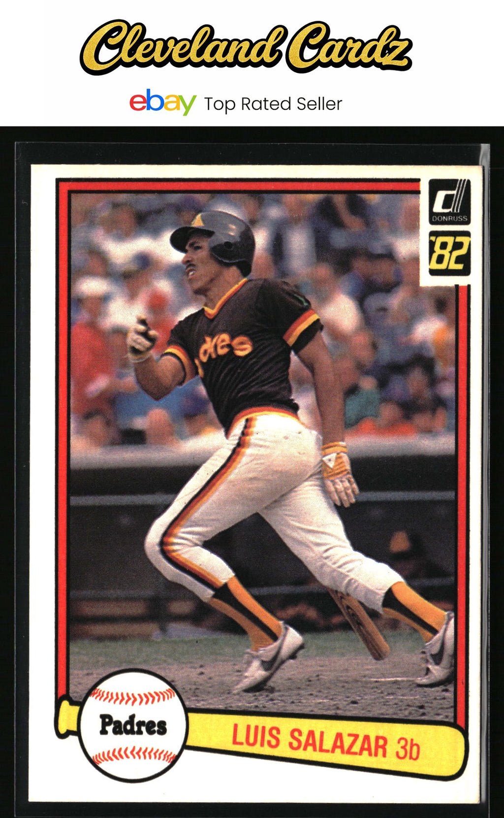 1982 Donruss #472 Luis Salazar