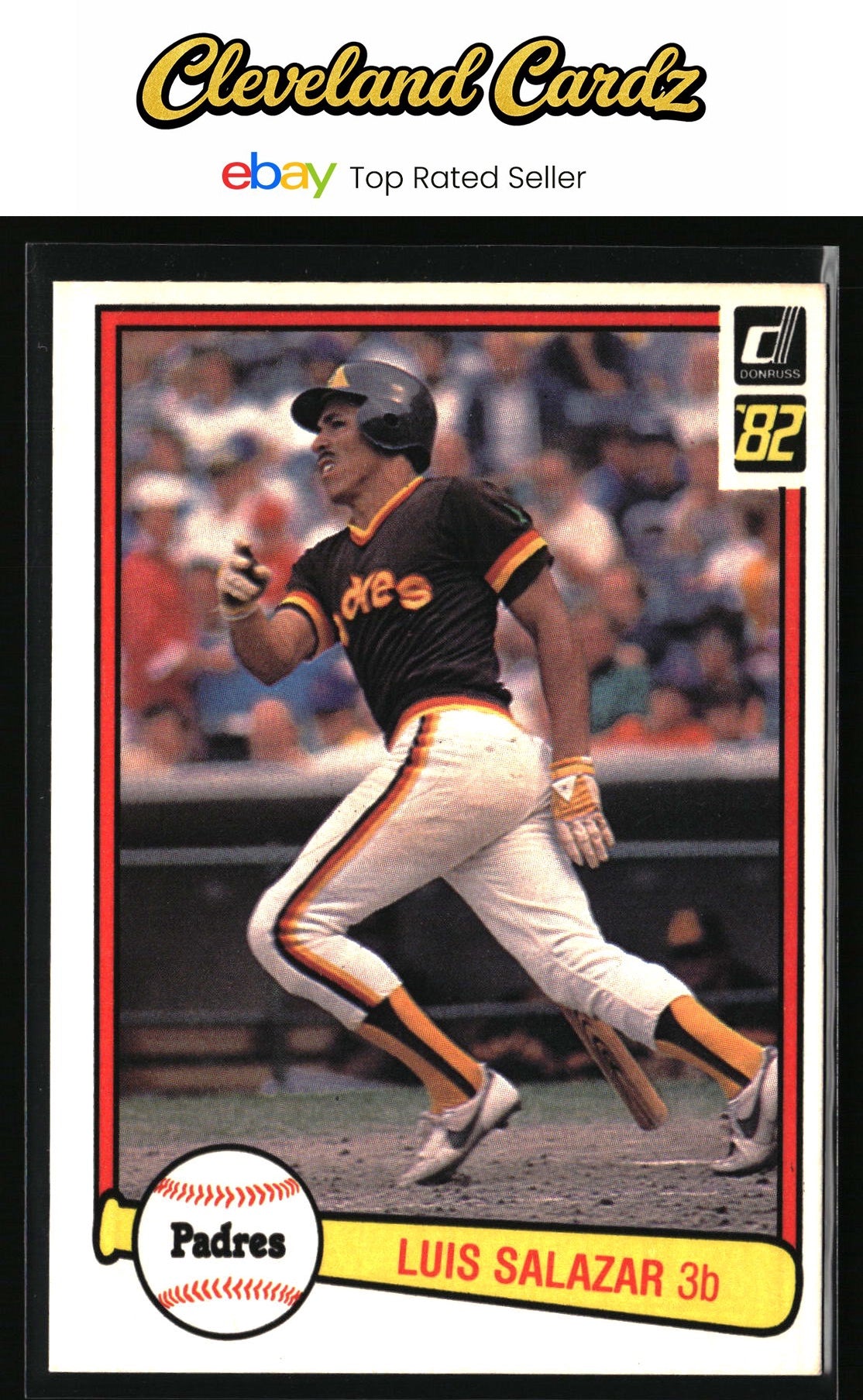 1982 Donruss #472 Luis Salazar