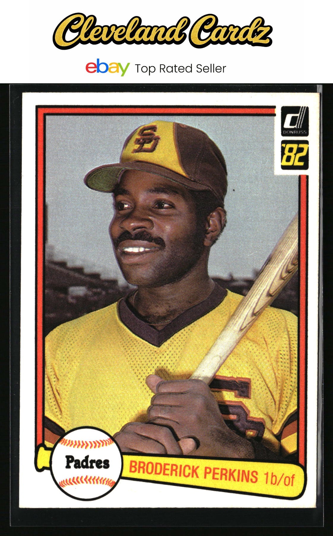 1982 Donruss #397 Broderick Perkins