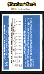 1982 Donruss #145 John Littlefield