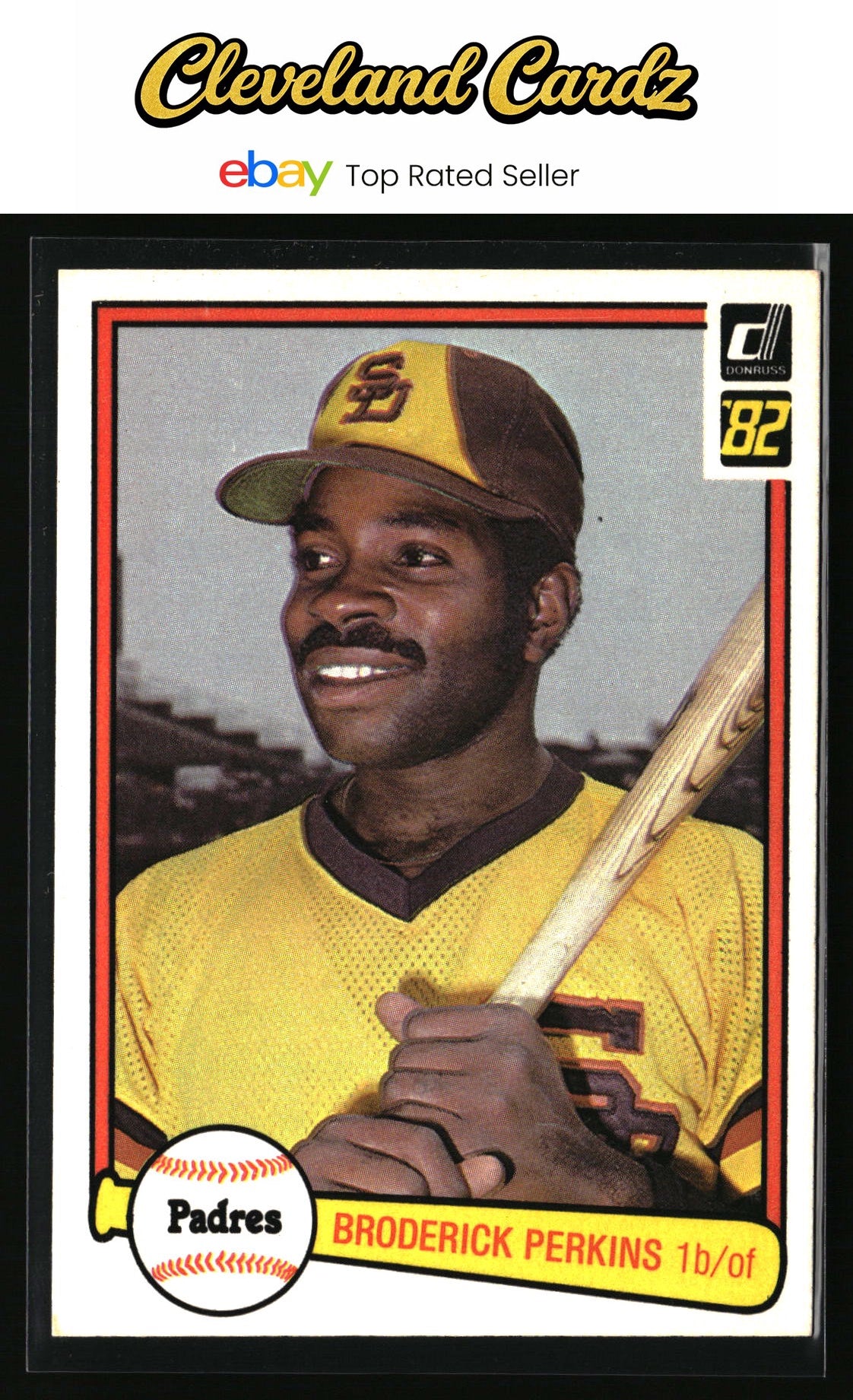 1982 Donruss #397 Broderick Perkins