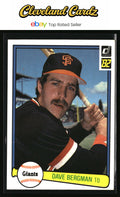 1982 Donruss #146 Dave Bergman