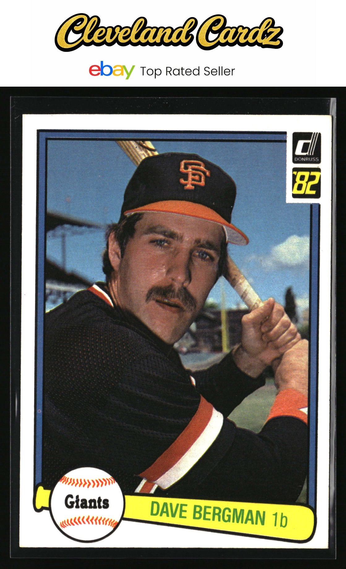 1982 Donruss #146 Dave Bergman