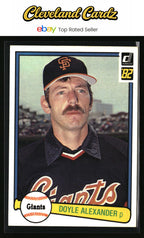 1982 Donruss #96 Doyle Alexander