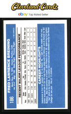 1982 Donruss #186 Fred Breining RC