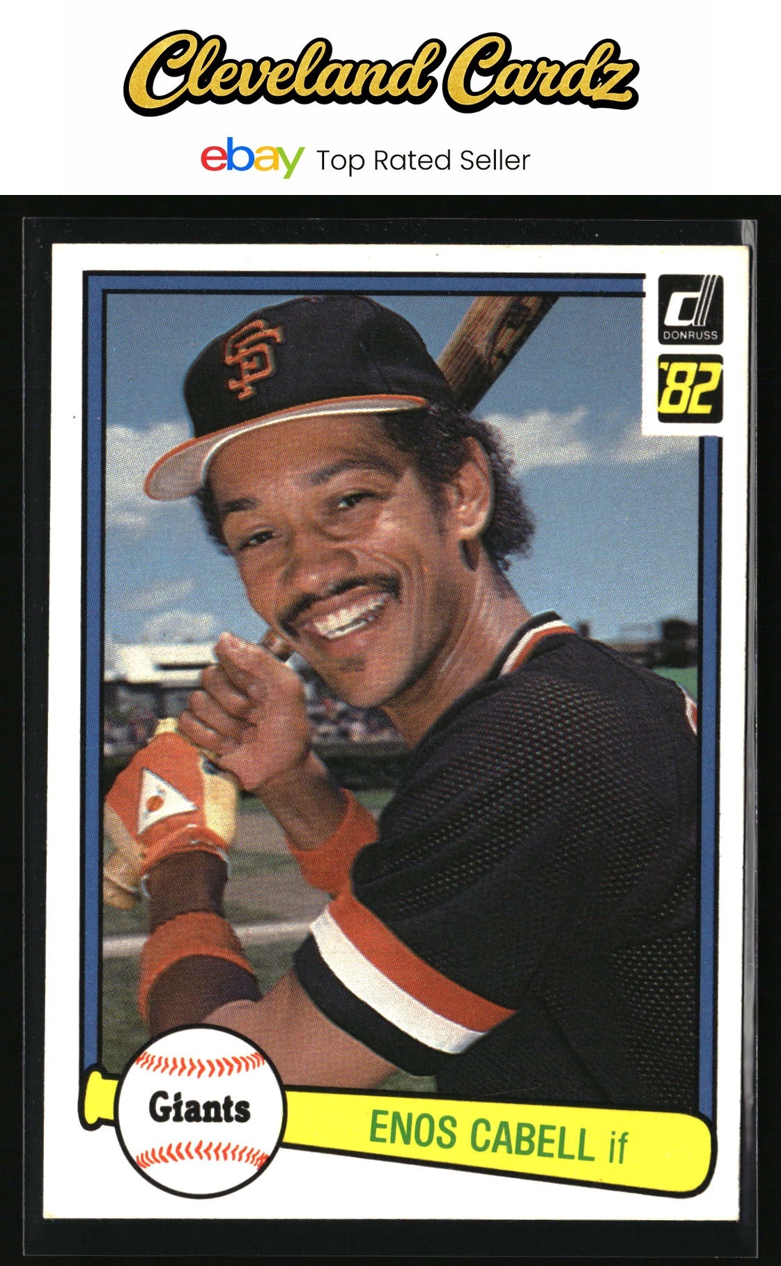1982 Donruss #272 Enos Cabell