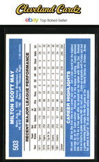 1982 Donruss #503 Milt May