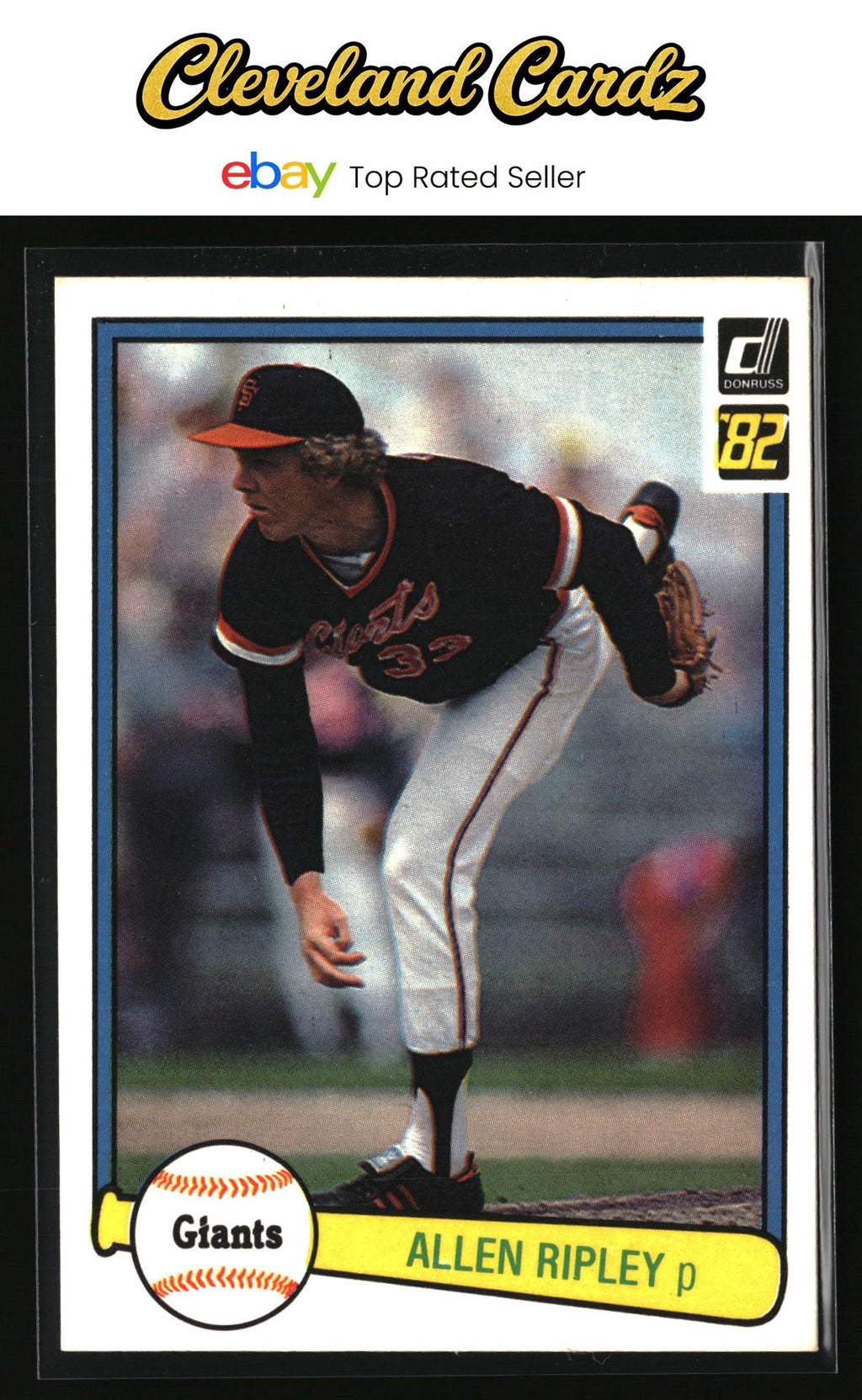 1982 Donruss #125 Allen Ripley