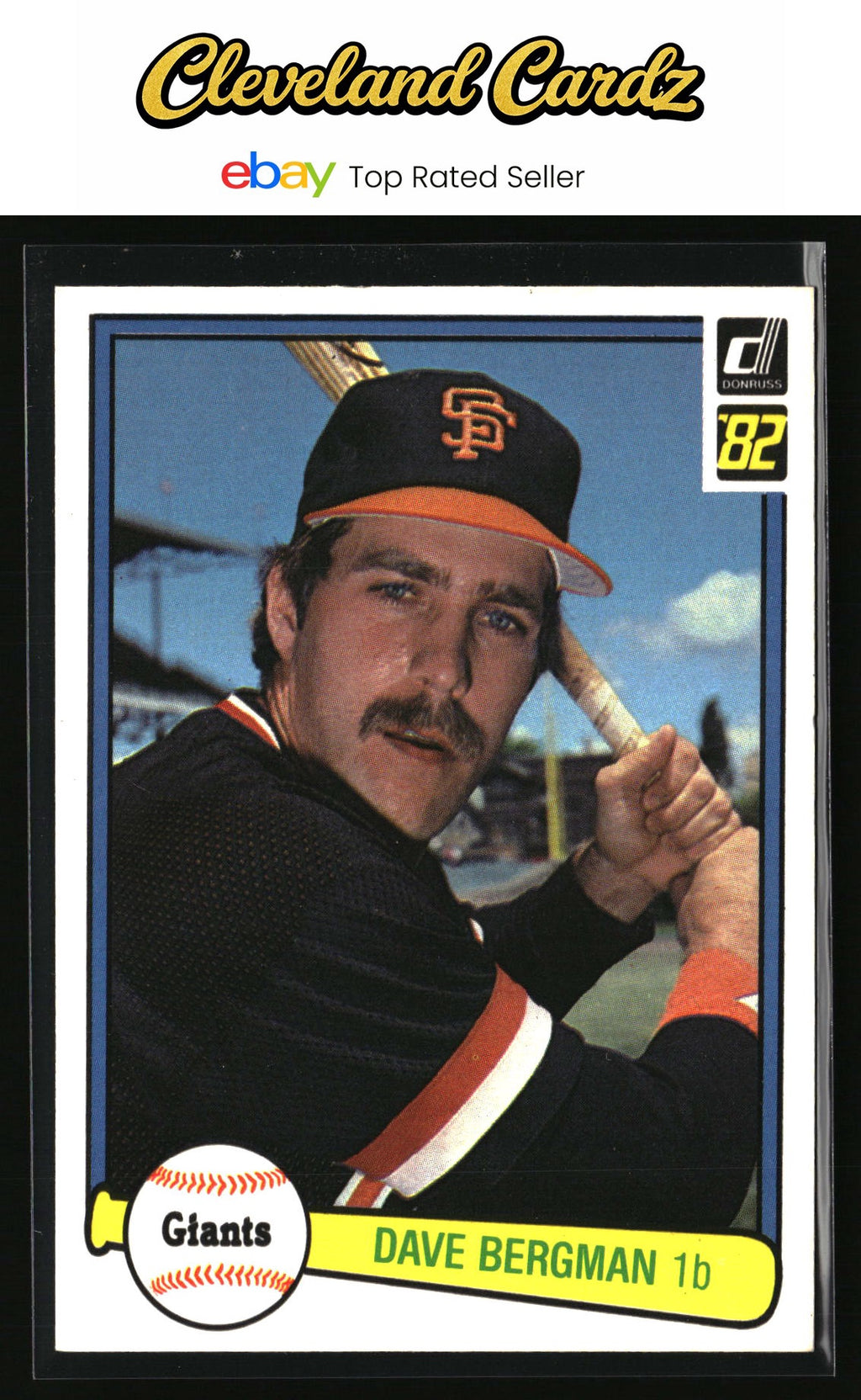 1982 Donruss #146 Dave Bergman