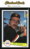 1982 Donruss #146 Dave Bergman