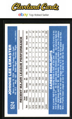 1982 Donruss #524 Johnnie LeMaster