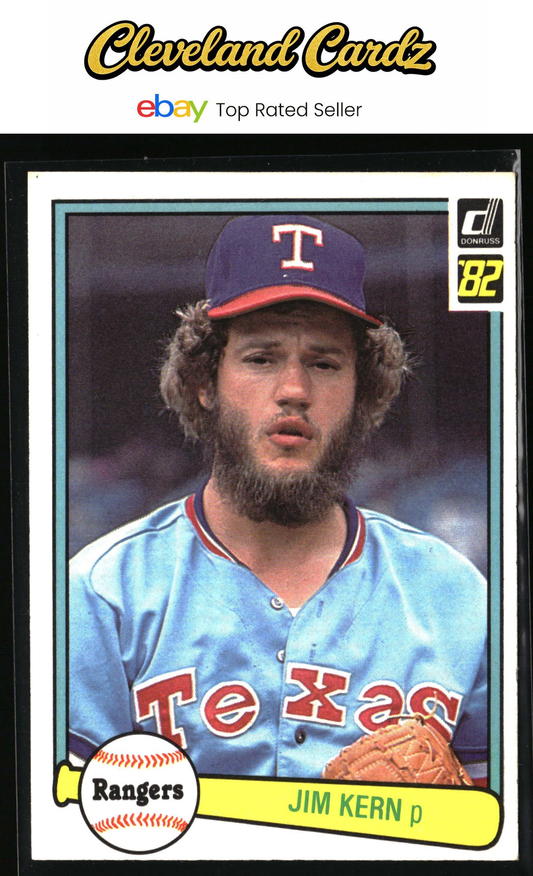 1982 Donruss #89 Jim Kern