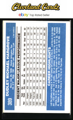 1982 Donruss #389 Mike Hargrove