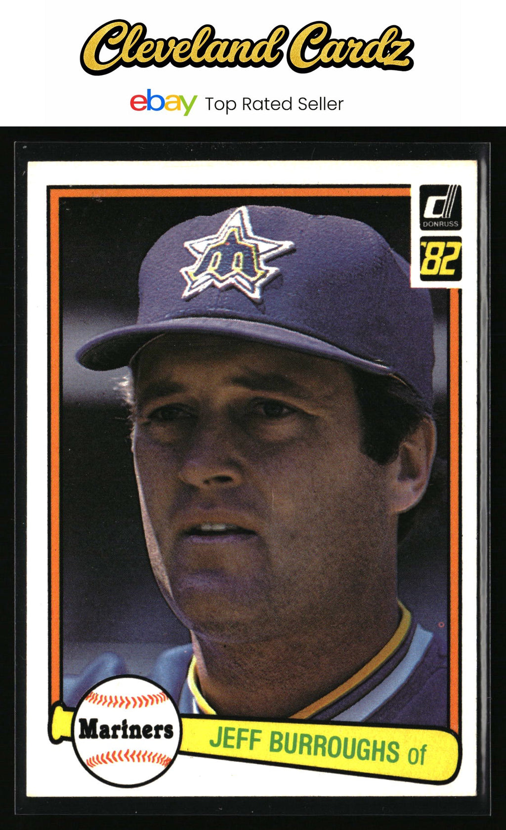 1982 Donruss #379 Jeff Burroughs