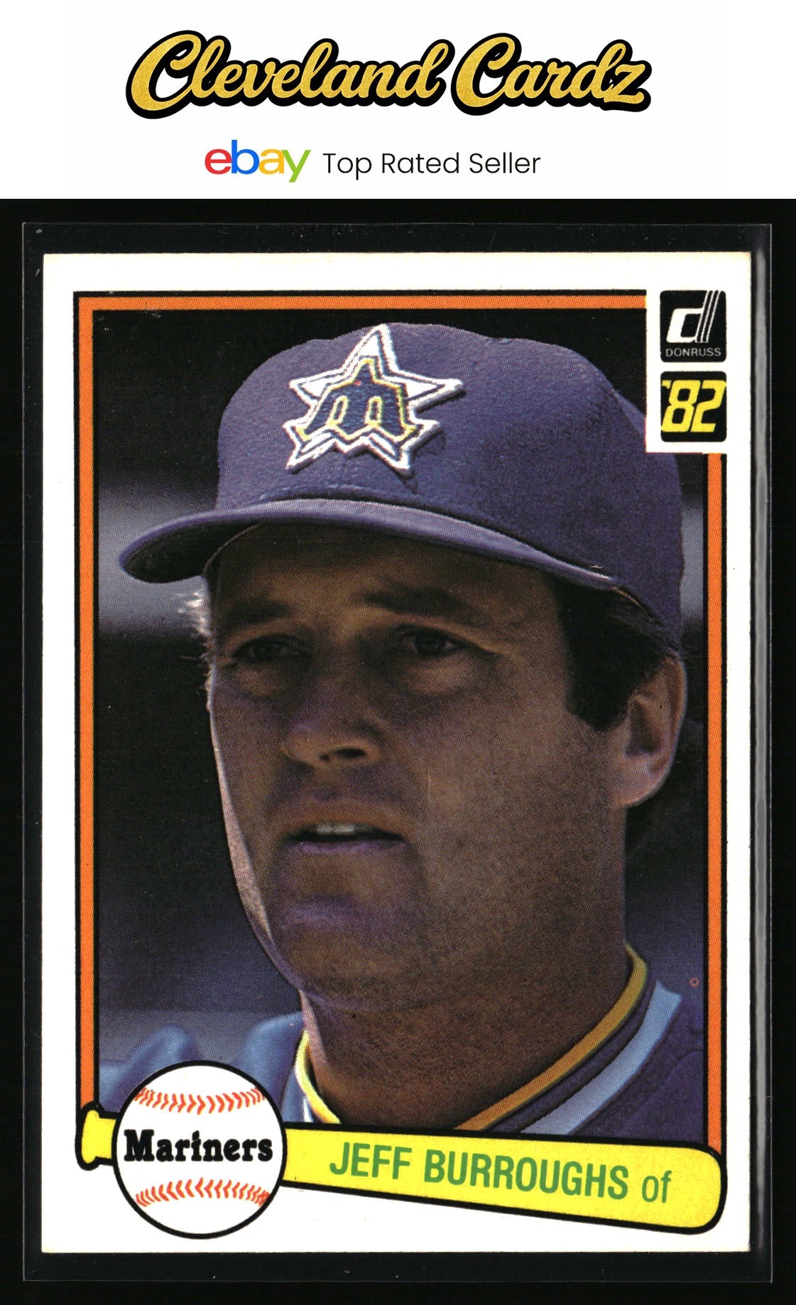 1982 Donruss #379 Jeff Burroughs