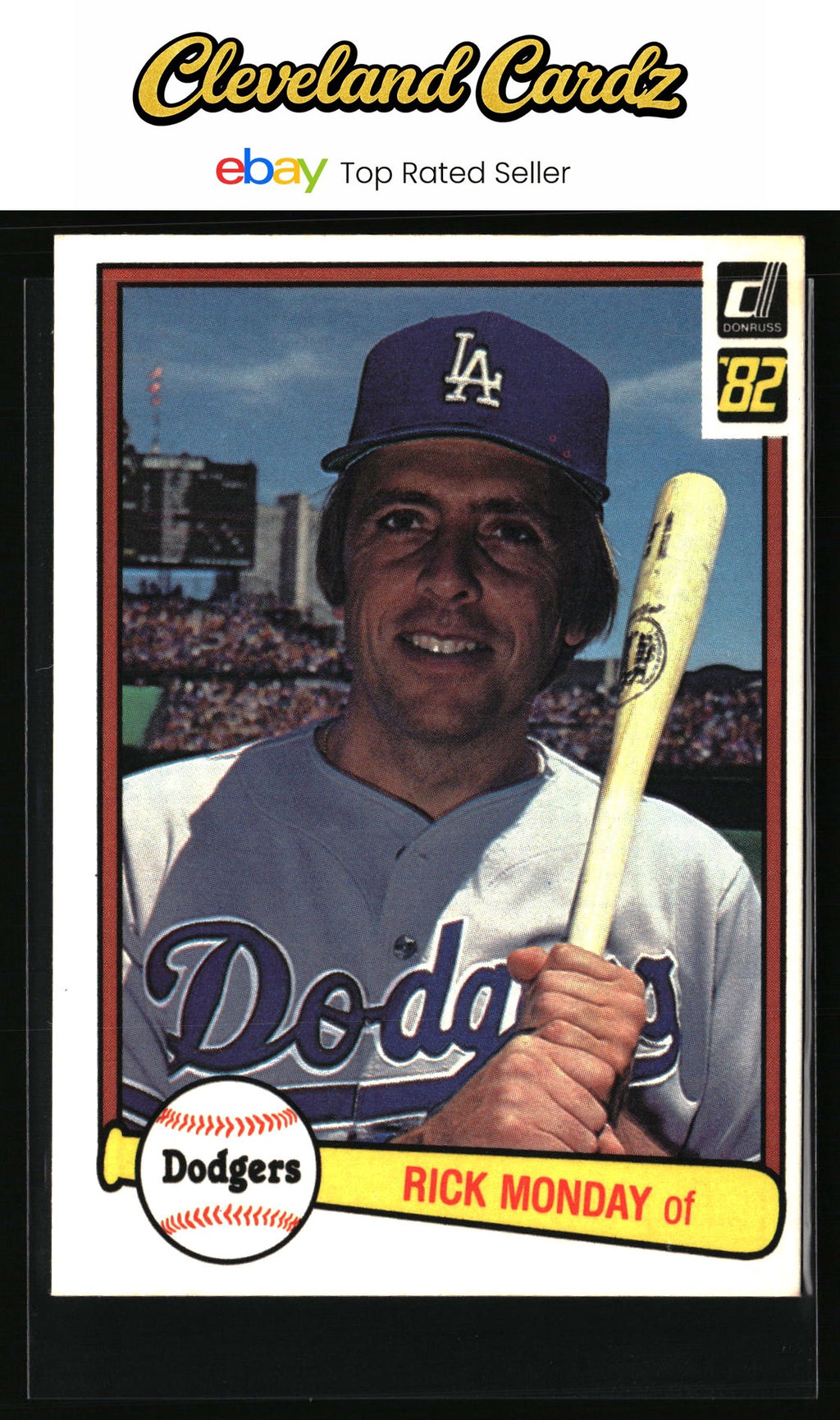 1982 Donruss #514 Rick Monday