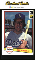1982 Donruss #514 Rick Monday