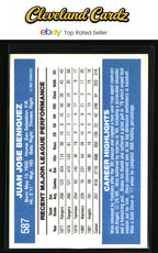 1982 Donruss #587 Juan Beniquez