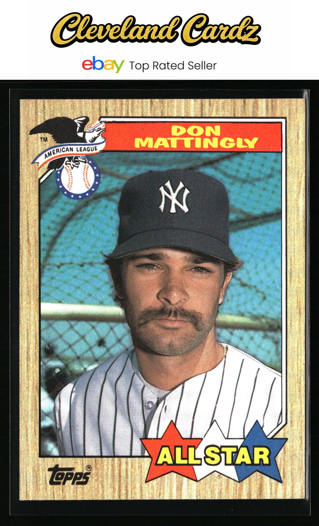 1987 Topps #606b Don Mattingly