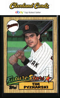 1987 Topps #429 Tim Pyznarski RC