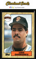 1987 Topps #362 Luis Quinones RC