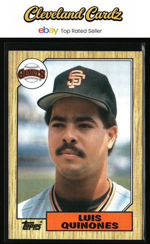 1987 Topps #362 Luis Quinones RC