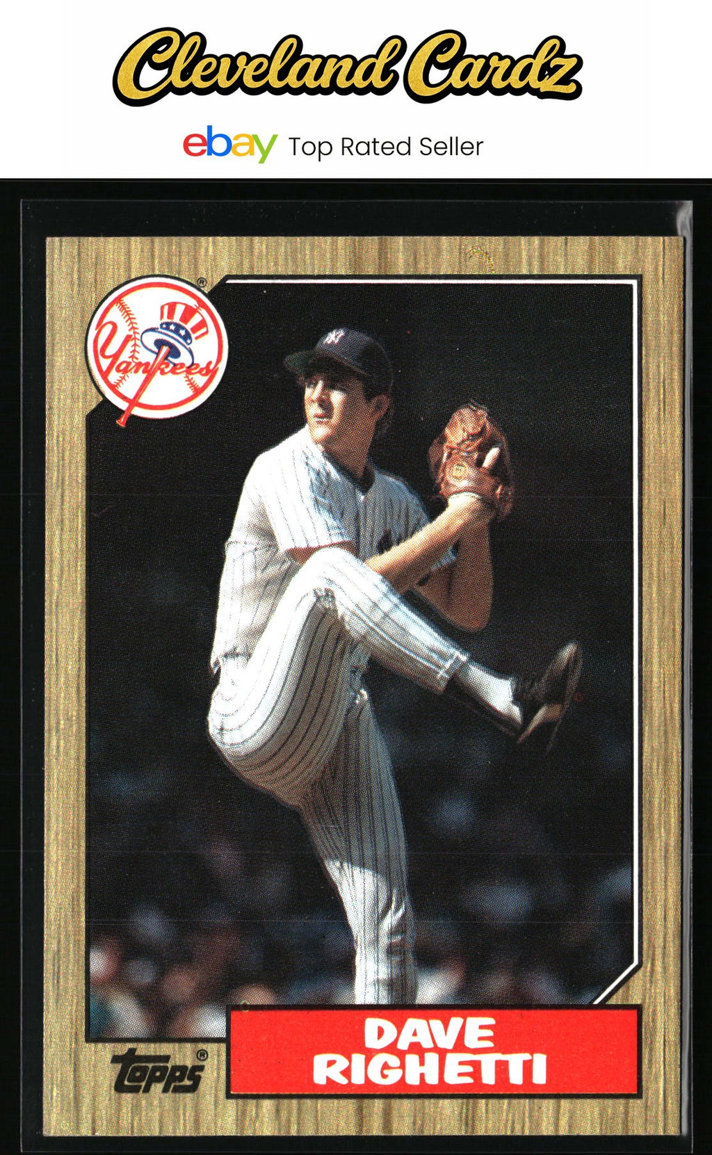 1987 Topps #40 Dave Righetti