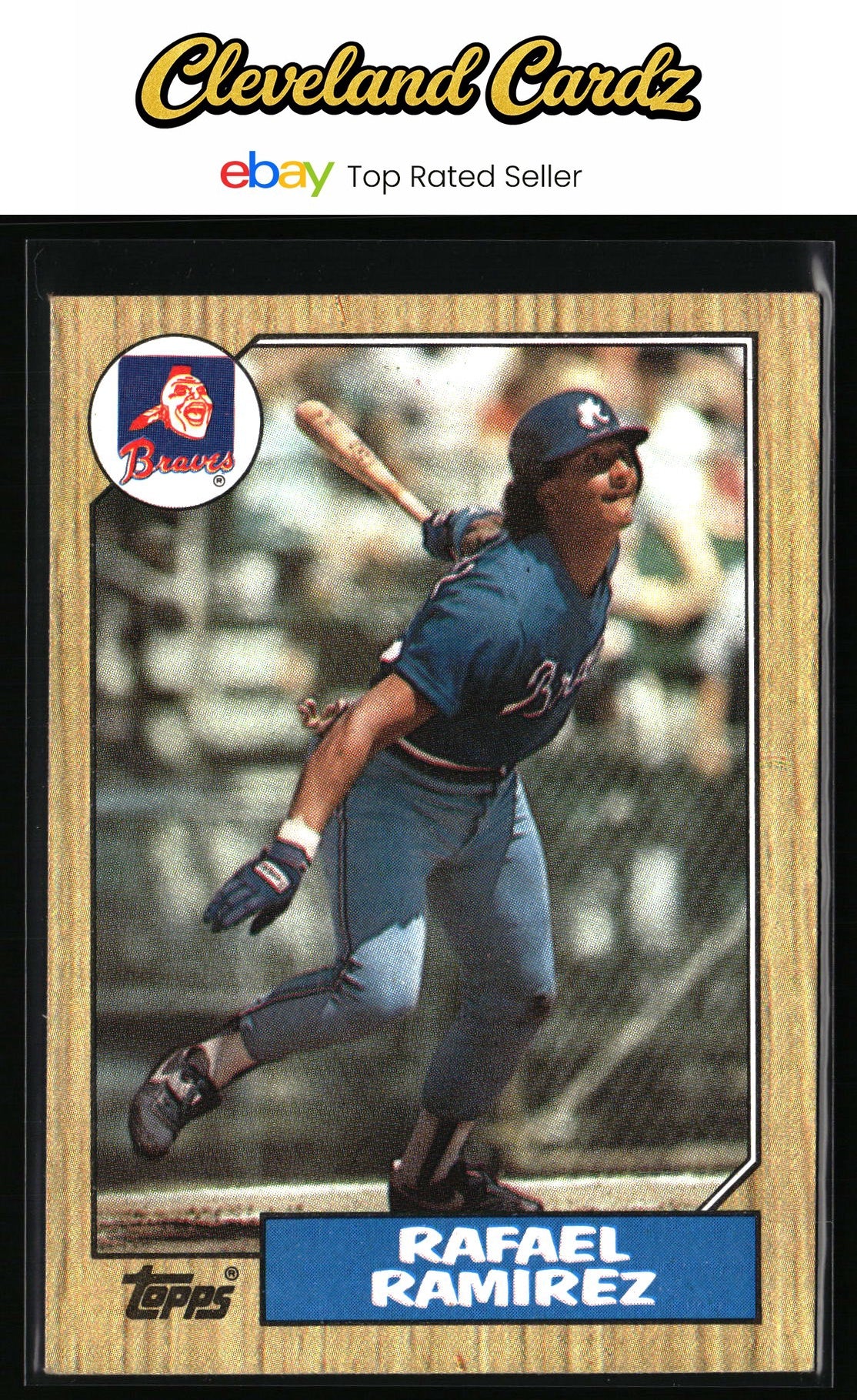 1987 Topps #76 Rafael Ramirez