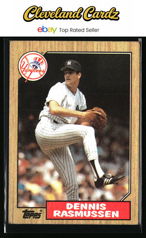 1987 Topps #555 Dennis Rasmussen