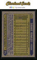 1987 Topps #771 Shane Rawley