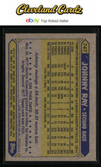 1987 Topps #747 Johnny Ray