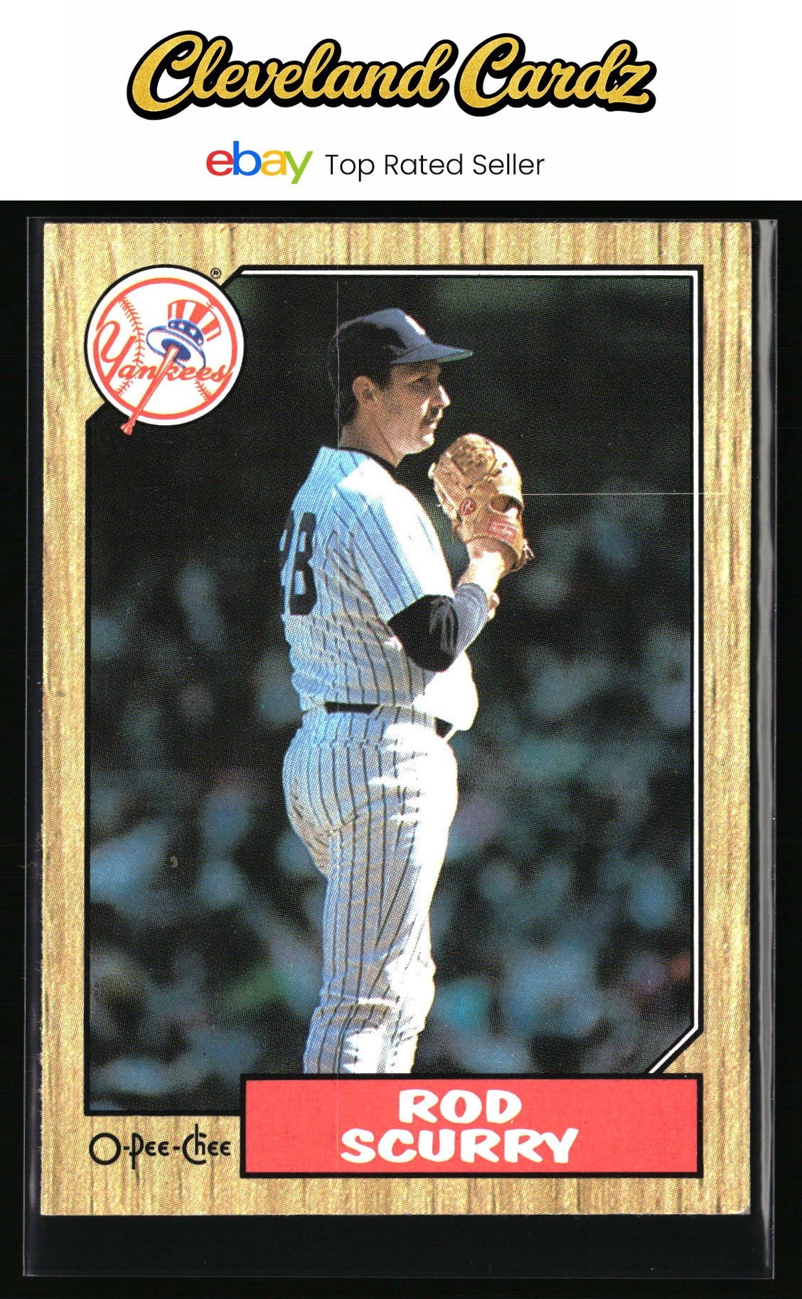 1987 O-Pee-Chee #393 Rod Scurry