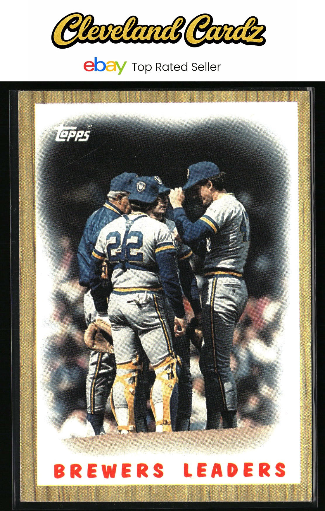 1987 Topps #56 Brewers Leaders