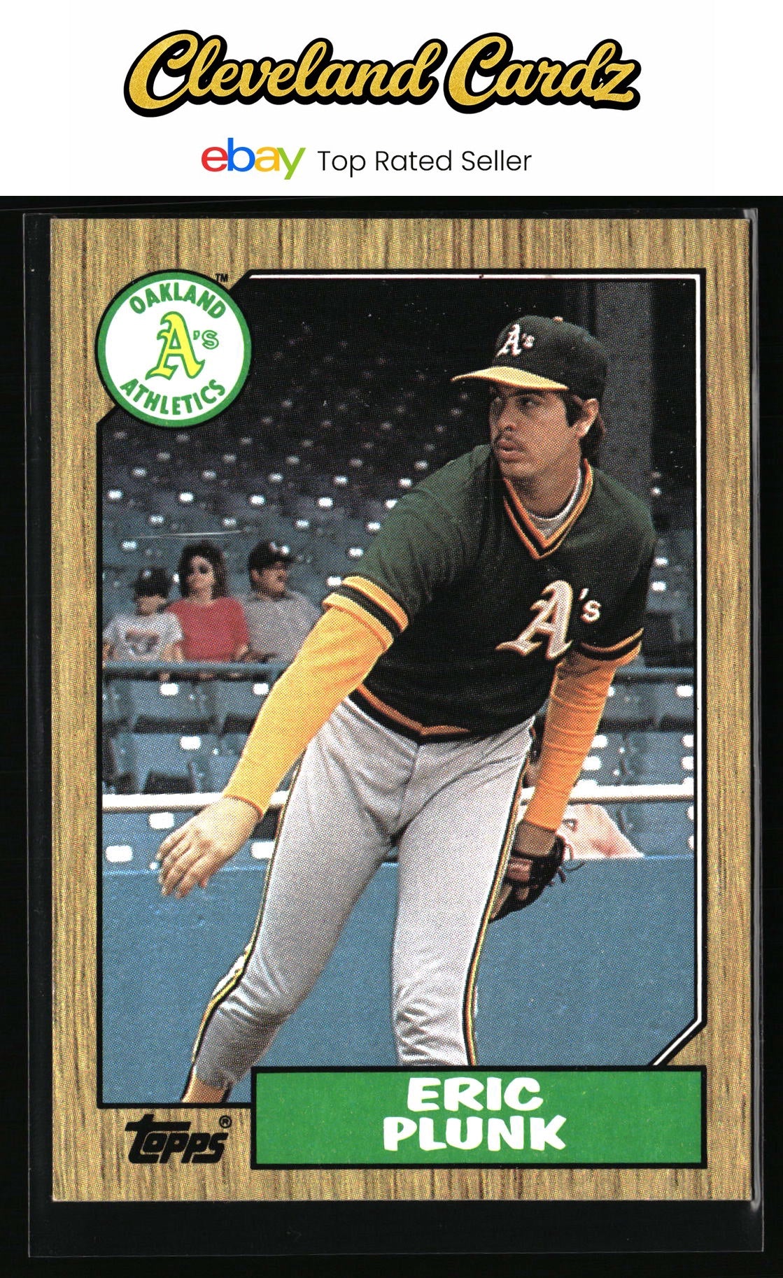 1987 Topps #587 Eric Plunk