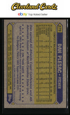 1987 Topps #279 Dan Plesac RC