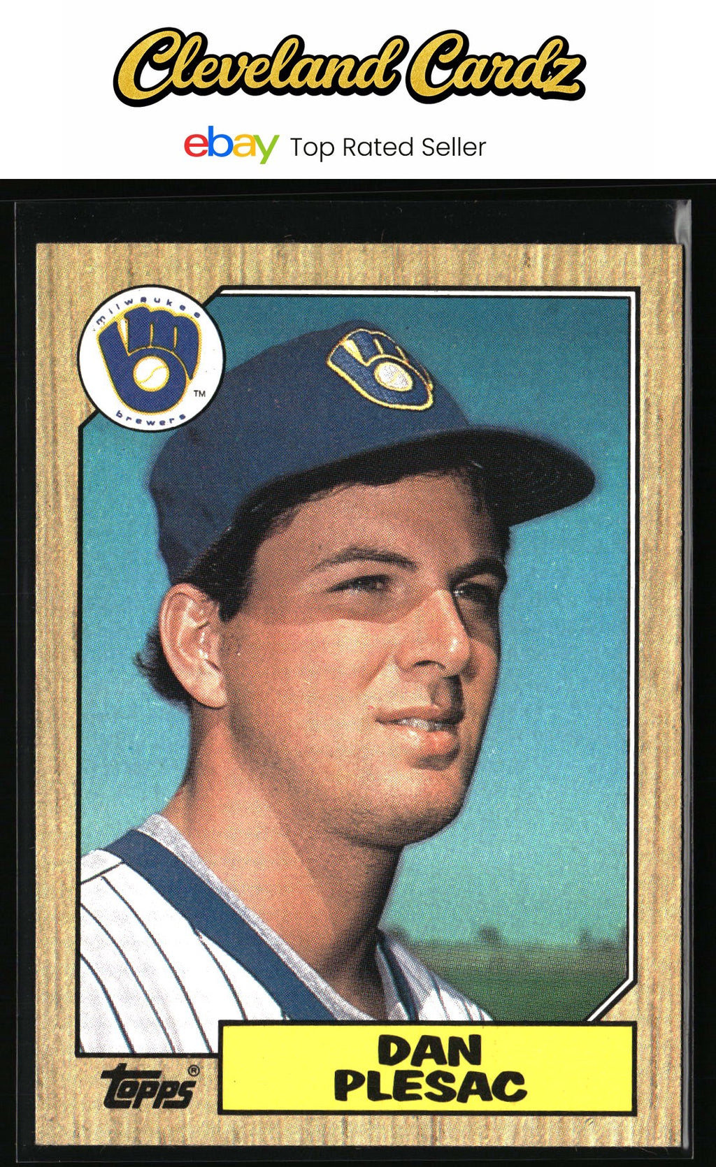 1987 Topps #279 Dan Plesac RC