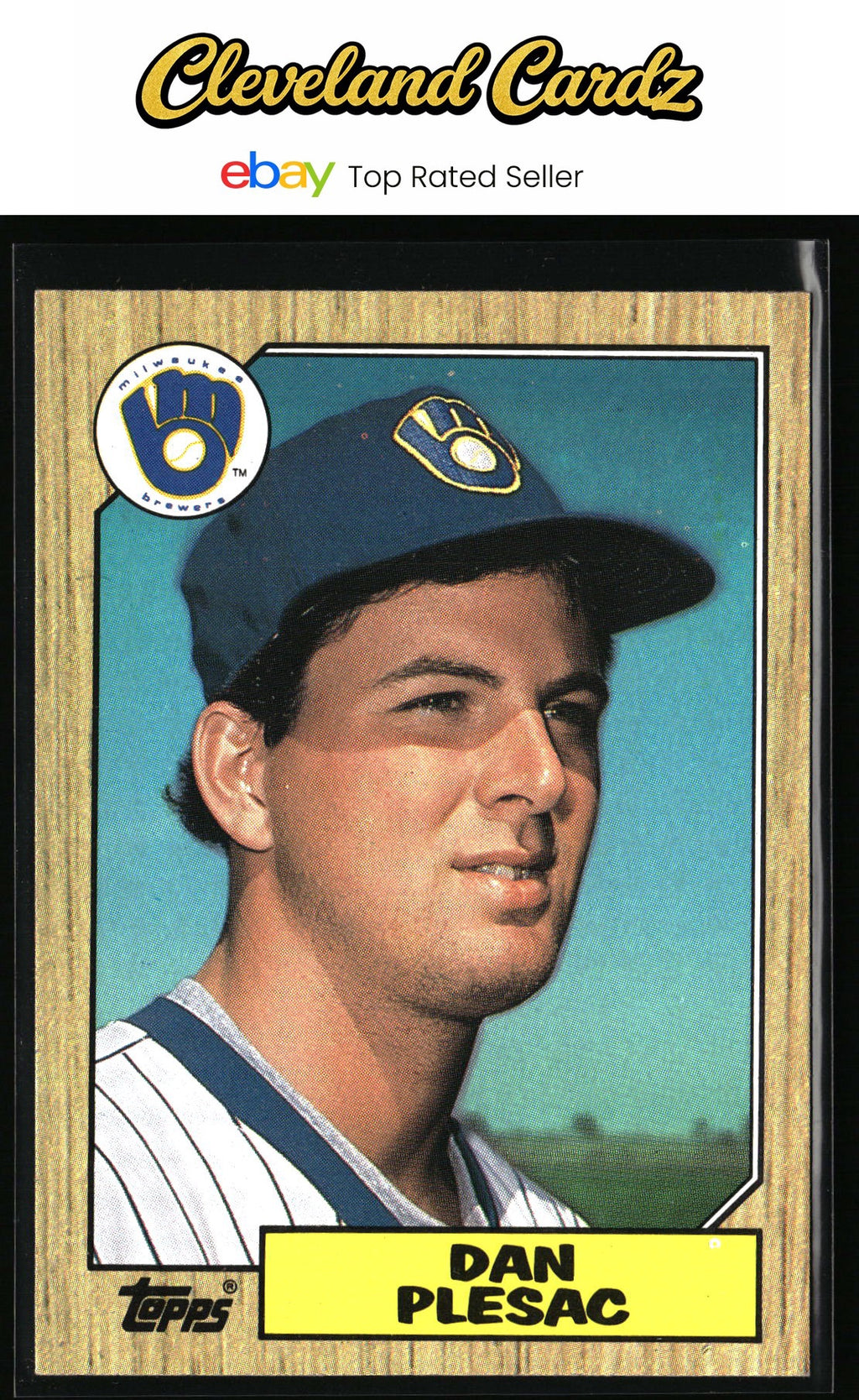 1987 Topps #279 Dan Plesac RC