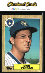 1987 Topps #279 Dan Plesac RC