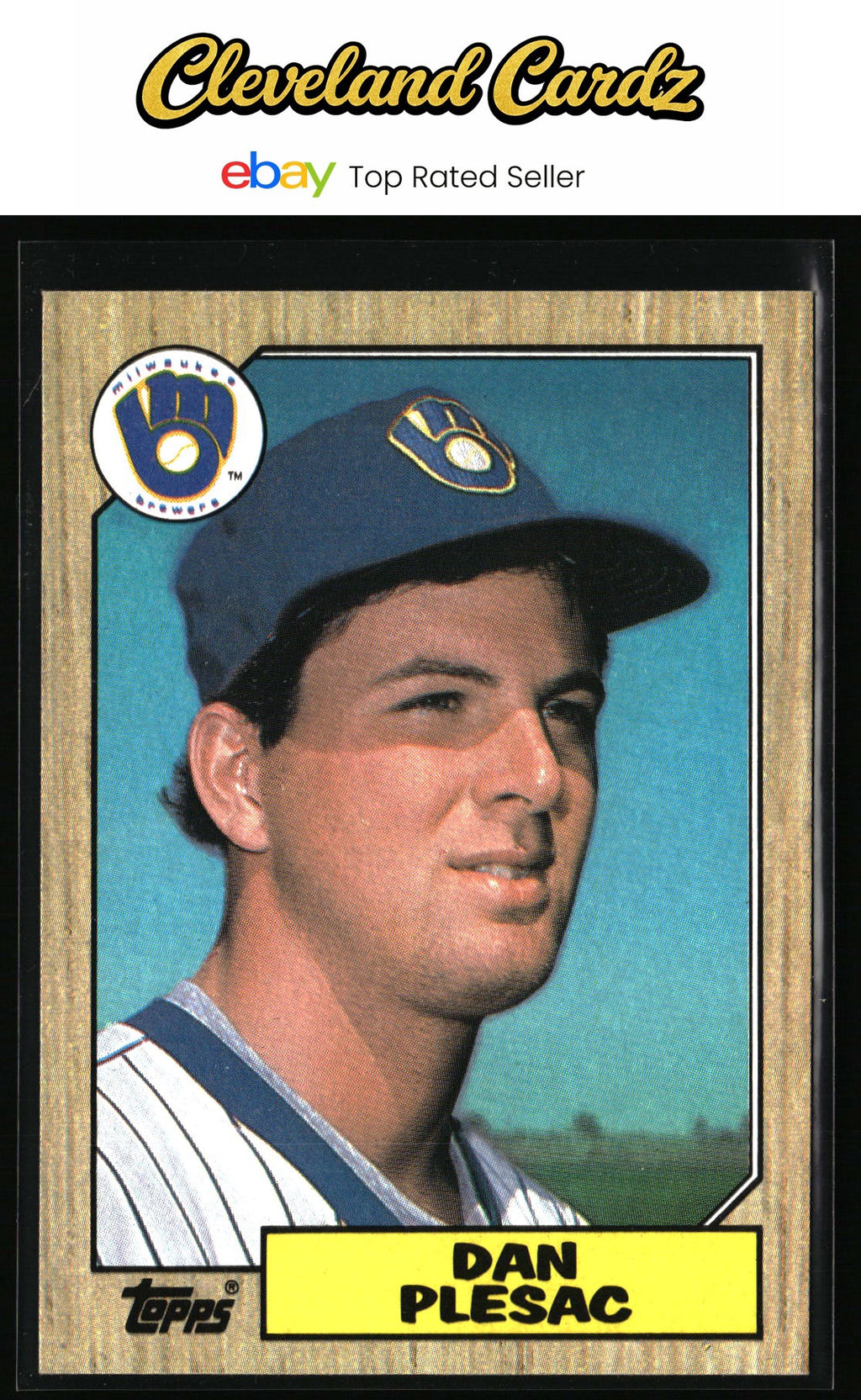 1987 Topps #279 Dan Plesac RC