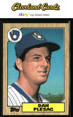 1987 Topps #279 Dan Plesac RC