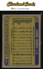 1987 Topps #354 Jamie Quirk