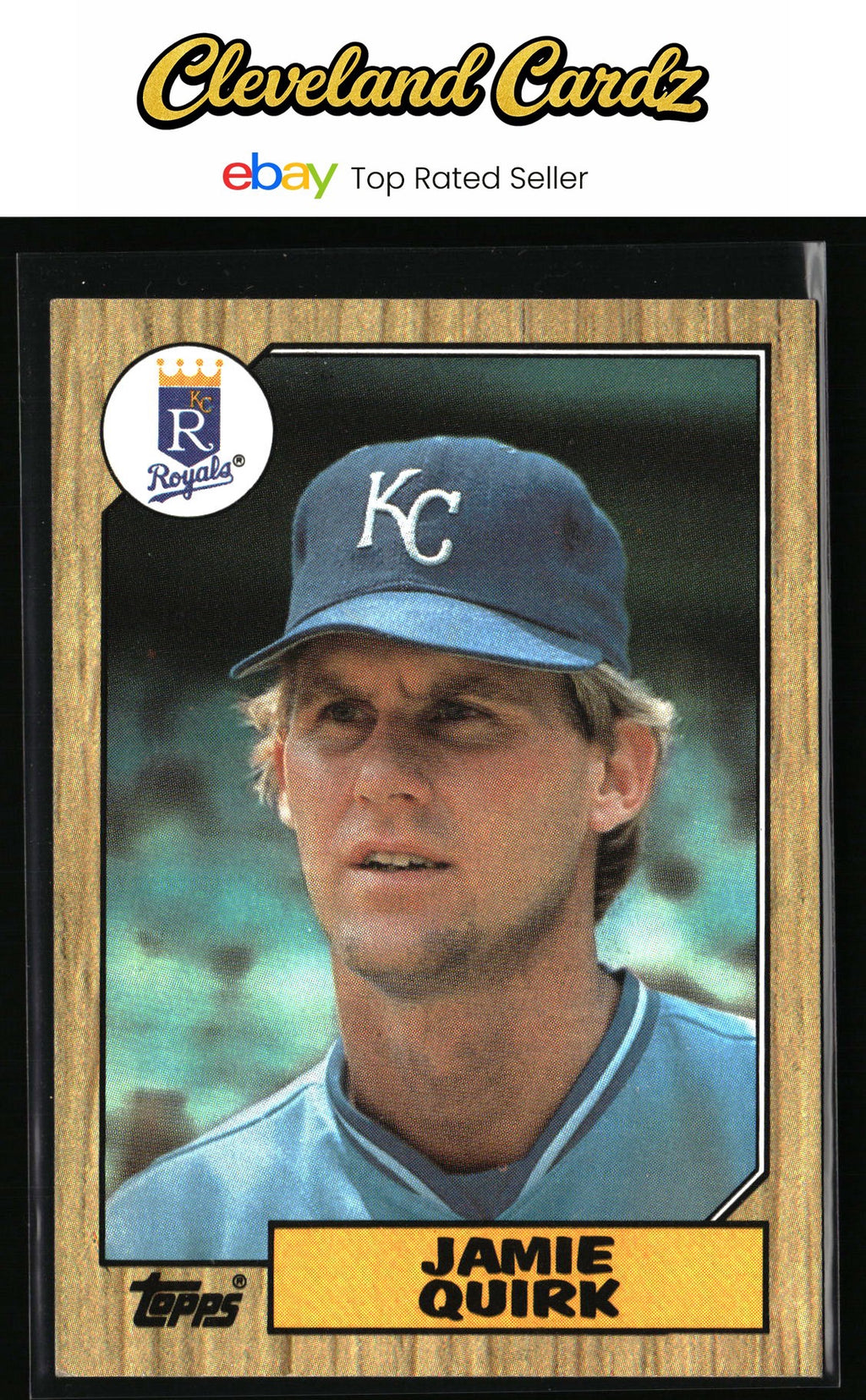 1987 Topps #354 Jamie Quirk