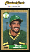 1987 Topps #161 Steve Ontiveros