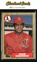 1987 Topps #133 Jose Oquendo