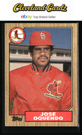 1987 Topps #133 Jose Oquendo